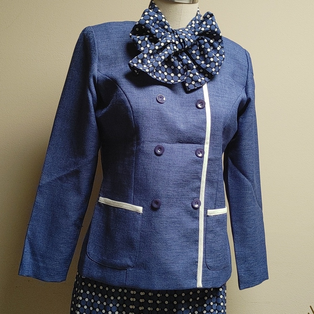 NWOT's Vintage Leslie Fay 3 Piece Suit Size 6P - Picture 10 of 16